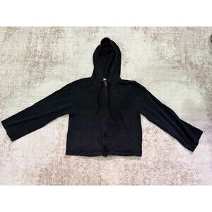Nike Sportswear Black Heavyweight Cotton Full Zip Hoodie XS